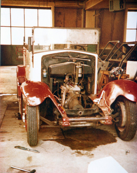 Fiat 521 Feuerwehrauto (1928) - während der Restaurierung in den Achtzigerjahren