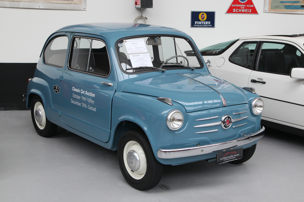 Fiat 600 (1955) - unter Vorbehalt zugeschlagen als Lot 64 an der Versteigerung der Oldtimer Galerie in Toffen am 19. Oktober 2019