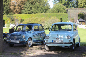 Fiat 600 (1965) - zusammen mit NSU/Fiat Jagst 770 - 21. Classic-Gala Schwetzingen 2025