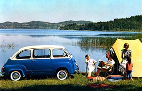 Fiat 600 D Multipla (1966) - das Raumwunder 'Multipla' war auch mit sechs Sitzplätzen erhältlich (1966)