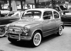 Fiat 600 Ghia (1955) - Spezialkarosserie von Ghia Turin - Genfer Automobilsalon 1955