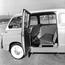 Fiat 600 Multipla (1957) - grosse hintere Türe für einen einfachen Zugang zur hinteren Sitzbank des 4/5-Sitzers