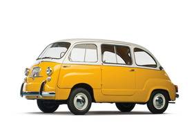Fiat 600 Multipla (1960) - angeboten an der Versteigerung des Bruce Weiner Microcar Museums durch RM Auction am 15. und 16. Februar 2013