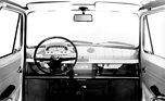 Fiat 850 (1964) – schlichtes, aber praktisches und durchdachtes Cockpit