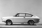Fiat 850 Coupé (1967) - von der Silhouette liesse sich nicht bestimmen, ob der Motor vorne oder hinten liegt