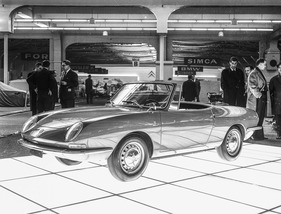 Fiat 850 Spider (1965) - der erstmals gezeigt Spider - Genfer Automobilsalon 1965