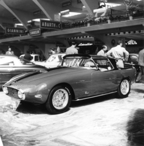Fiat 8V 'Demon Rouge', Vignale (1955) - ausgestellt am Turiner Autosalon 1955