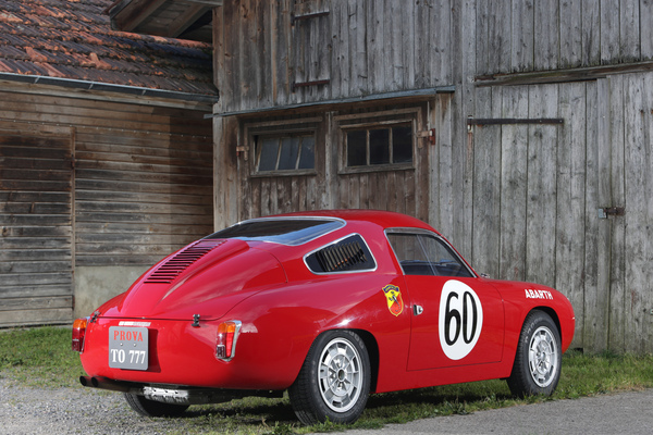 Fiat-Abarth 1000 Bialbero (1960) - mit Heckmotor, der beim Le-Mans-Einsatz 1960 aber noch 703 cm3 Hubraum hatte
