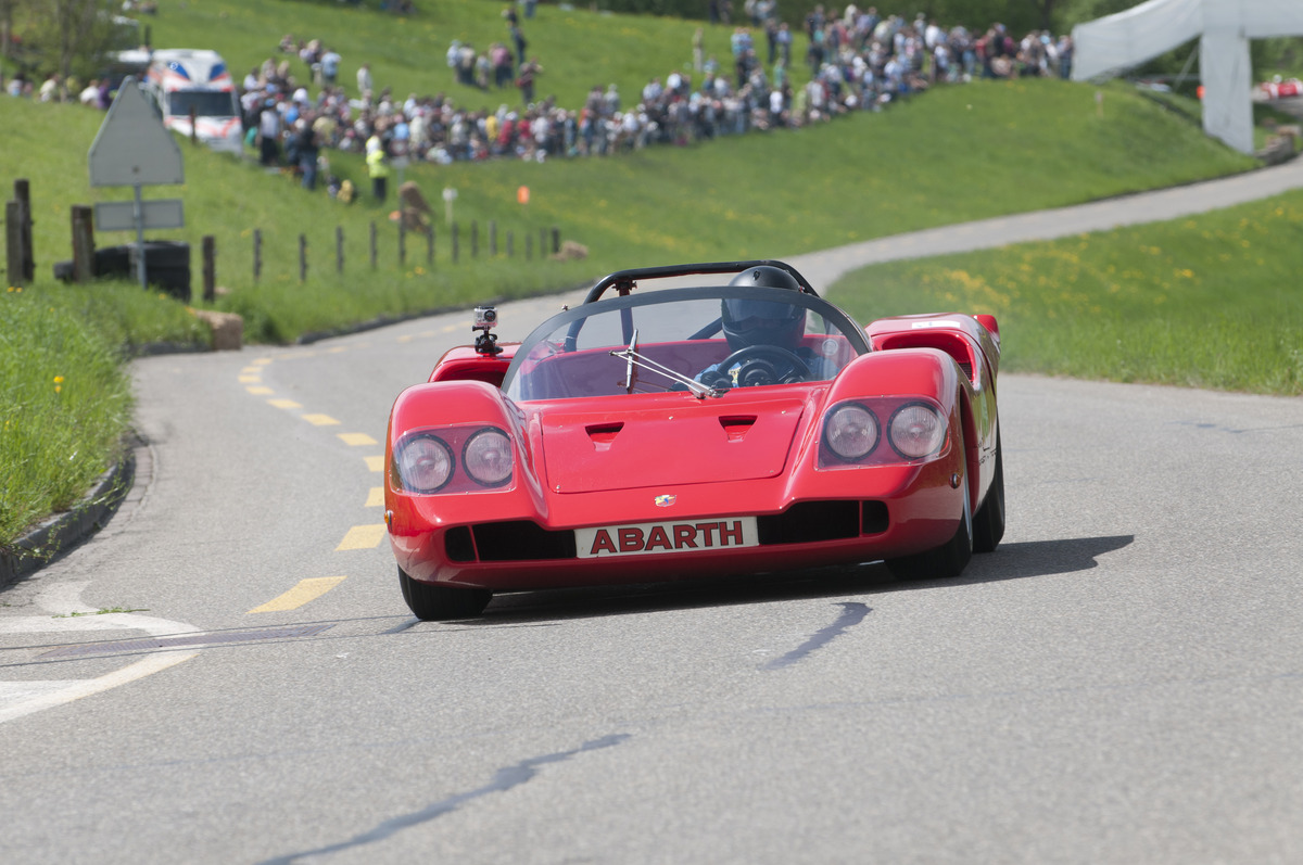 Fiat Abarth 2000 Sport Gruppe 5 (1968) - im Feld der Sport- und Rennwagen aus der Nachkriegszeit am GP Mutschellen 2012