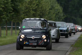 Fiat Abarth 595 (1970) am Oldtimer GP Brugger Schachen 2019 - Starterfeld 1 «Oldtimer und Sportwagen»