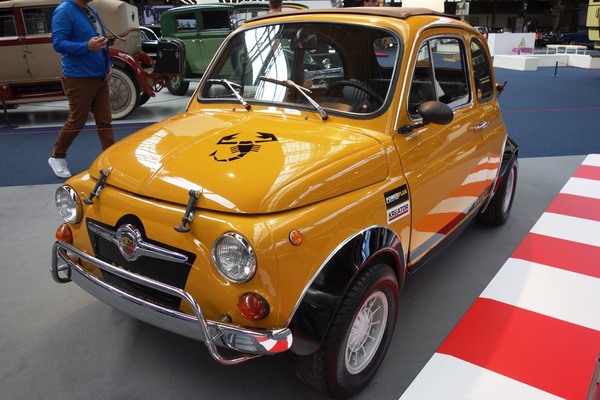 Fiat-Abarth 595 SS (1970) – Ausstellung "75 Jahre Abarth" in der Autoworld Brüssel