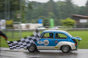 Fiat Abarth 600 (1967) am Oldtimer GP Brugger Schachen 2019 - Starterfeld 2 «Sport- und Rennwagen»