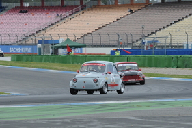 Fiat Abarth 695 (1967) am Preis der Stadt Stuttgart 2018 - Kampf der Zwerge