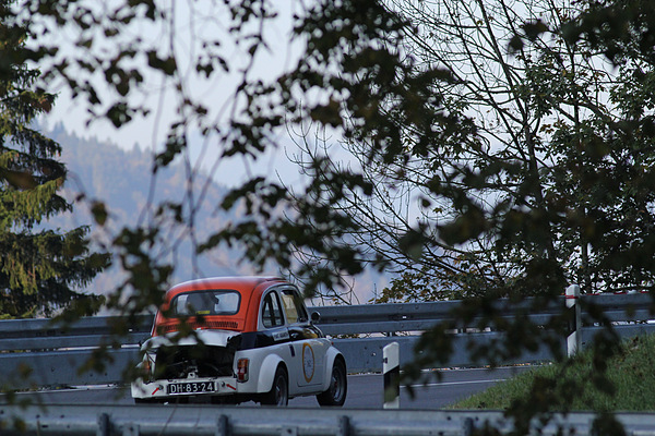Fiat Abarth 695 ESSE (1972) am Jochpass Memorial 2011 (Start-Nr. 162)