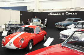 Fiat-Abarth 750 Bialbero Record Monza Zagato (1959) - auf dem Stand von Strada e Corsa (Techno Classica 2017)