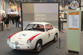 Fiat-Abarth 750 GT Zagato (1956) - mit dem berühmten Double-Bubble-Dach (Techno Classica 2017)