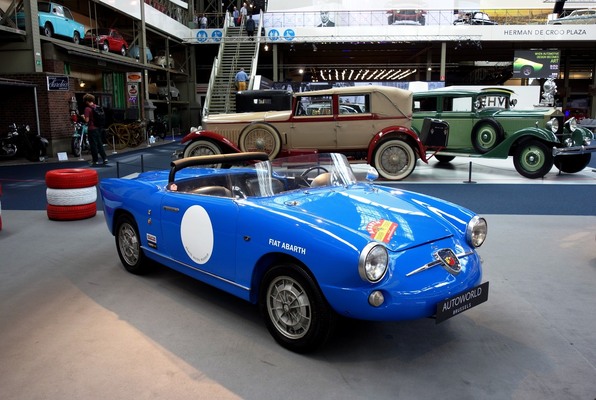 Fiat-Abarth 750 Spider Allemano (1958) – Ausstellung "75 Jahre Abarth" in der Autoworld Brüssel