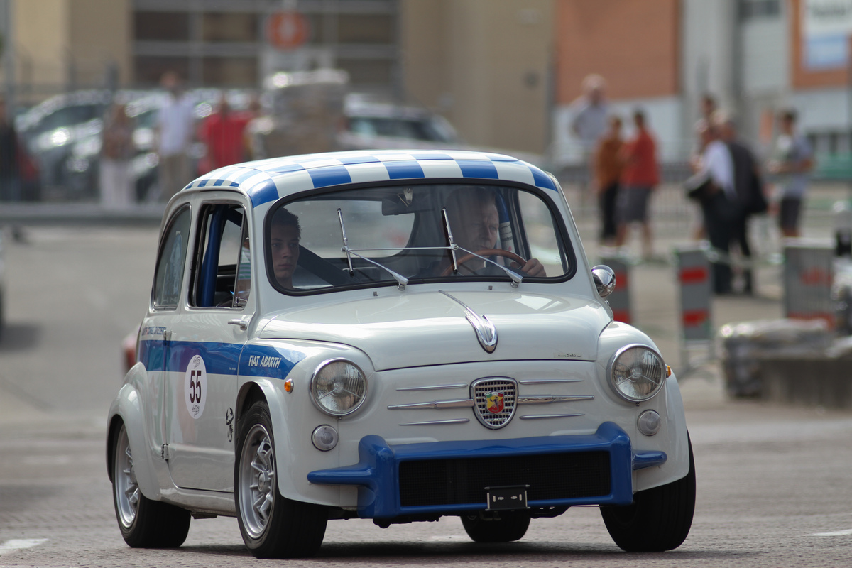 Fiat-Abarth 850 TC (1961) - at the Oldtimer Grand Prix Safenwil on September 3, 2016