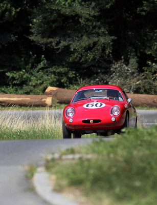 Fiat-Abarth Bialbero 1000 (1960) - Le-Mans-Fahrzeug am Berg von Altbüron