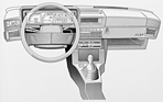 Fiat Argenta (1982) - Bedienungselemente