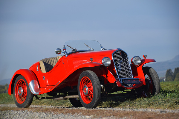 Fiat Balilla 508 CS Coppa doro (1934) - gemeldet als Lot 121 an der Versteigerung der Oldtimer Galerie in Gstaad am 29. Dezember 2018