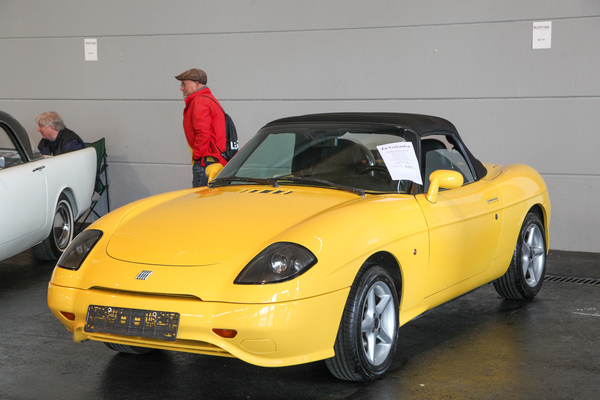 Fiat Barchetta 1.8-16V (1997) - mit 100'500 km für EUR 8500 im Topzustand angeboten - Motorworld Classics Bodensee 2022