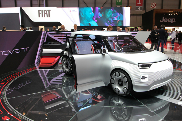 Fiat Centoventi Concept (2019) - Weltpremiere des Elektro-Stadtwagen - Genfer Automobilsalon 2019