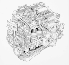 Fiat Coupé (1993) - Blick in den Turbo-Motor