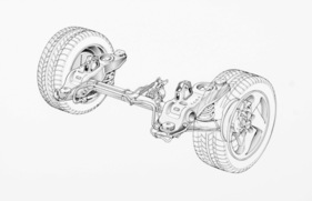 Fiat Coupé (1993) - Hinterradaufhängung