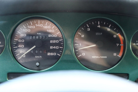 Fiat Coupé 2.0 16V (1995) - die Hauptinstrumente sind vergleichsweise klein