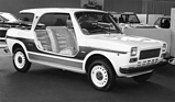 Fiat Dinghy Frua (1977) - Fiat-Strandwagen von Pietro Frua, gezeigt in Genf 1977 (oder 1979
