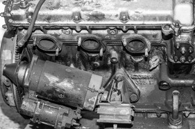 Fiat Dino 2400 Coupé (1972) - Auch den Motor hatte das lange Autoleben gezeichnet