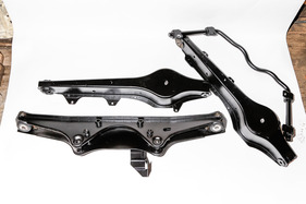 Fiat Dino 2400 Coupé (1972) - Aufbereitete Teile bereit für den Zusammenbau