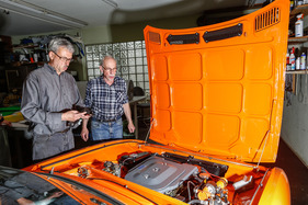 Fiat Dino 2400 Coupé (1972) - Bis der Motor eingebaut werden konnte, war viel Arbeit nötig