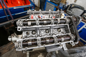 Fiat Dino 2400 Coupé (1972) - Während der Überholung