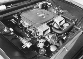 Fiat Dino Coupé (1967) - rennmässiger Alu-Zweiliter-V6-Motor