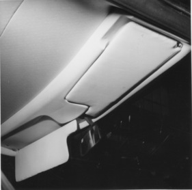 Fiat Dino Coupé (1967) - versenkbare Sonnenblenden