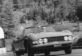 Fiat Dino Spider (1967) - ein frühes Pressefoto