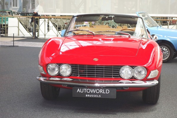 Fiat Dino Spider (1968) – Ausstellung "125 Jahre Fiat" in der Autoworld Brüssel