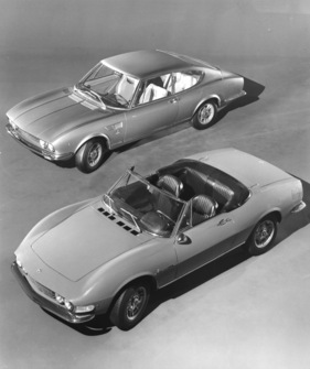 Fiat Dino Spider (1968) - zusammen mit dem Fiat Dino Coupé