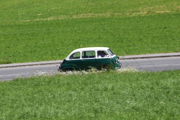 Fiat Multipla (1963) - auf der Samstagsausfahrt, hinten wäre noch Platz - Oldtimer in Obwalden (O-iO) 2019