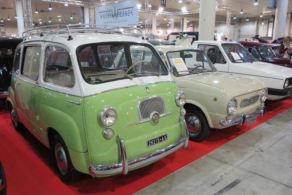Fiat Multipla and Fiat 850 Lucciola - Impressions from the "Auto e Moto d'epoca" trade fair in Padua 2013