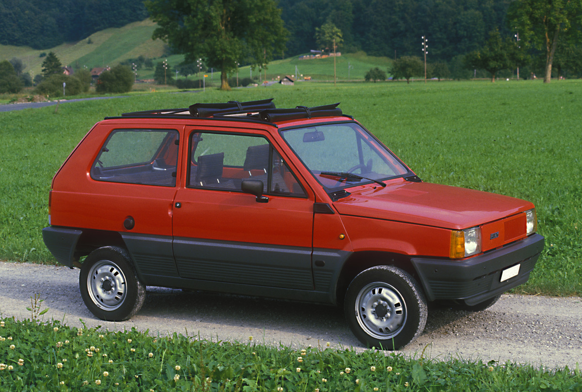 Fiat Panda (1983) - so sah ein fast neuer Fiat Panda mit Rolldach aus