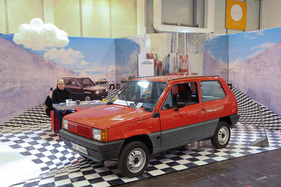Fiat Panda 45 (1983) - ein Überlebender komplett restauriert auf dem Stand der Interessengemeinschaft superpanda.de - Techno Classica Essen 2019