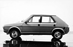 Fiat Ritmo (1978) - Silhouette der Serienversion mit fünf Türen
