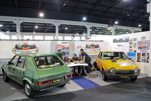 Fiat Ritmo 75 (1978) - early Ritmo models on the club stand - Auto e Moto d'Epoca 2018