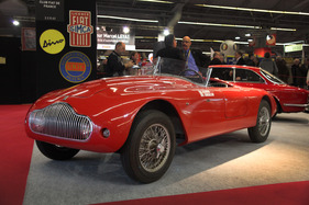 Fiat_Stanguellini 1100 "Nazionale" (1947) - 1089 cm3, 580 kg, 150 km/h, hübscher Aluminium Sportwagen für zwei Personen (Rétromobile 2013)