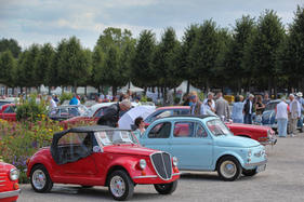 Fiat Vignale Gamine (1970) - kleines Cabriolet mit Zweizylinder-Motor - Classic-Gala Schwetzingen 2018