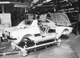 Fiat X 1/9 (1972) – Auf dem Fliessband bei Bertone