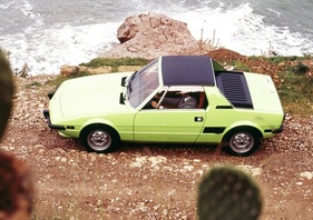 Fiat X 1/9 (1972) – Bei Testfahrten auf Sizilien